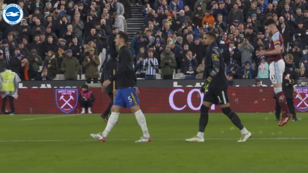 Pitchside: Maupay scores incredible overhead kick vs West Ham
